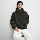 Men's Corduroy Jacket with 3D Pockets